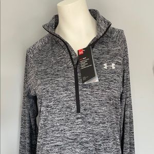 Under Armour zip top, NWT, heat gear, Large